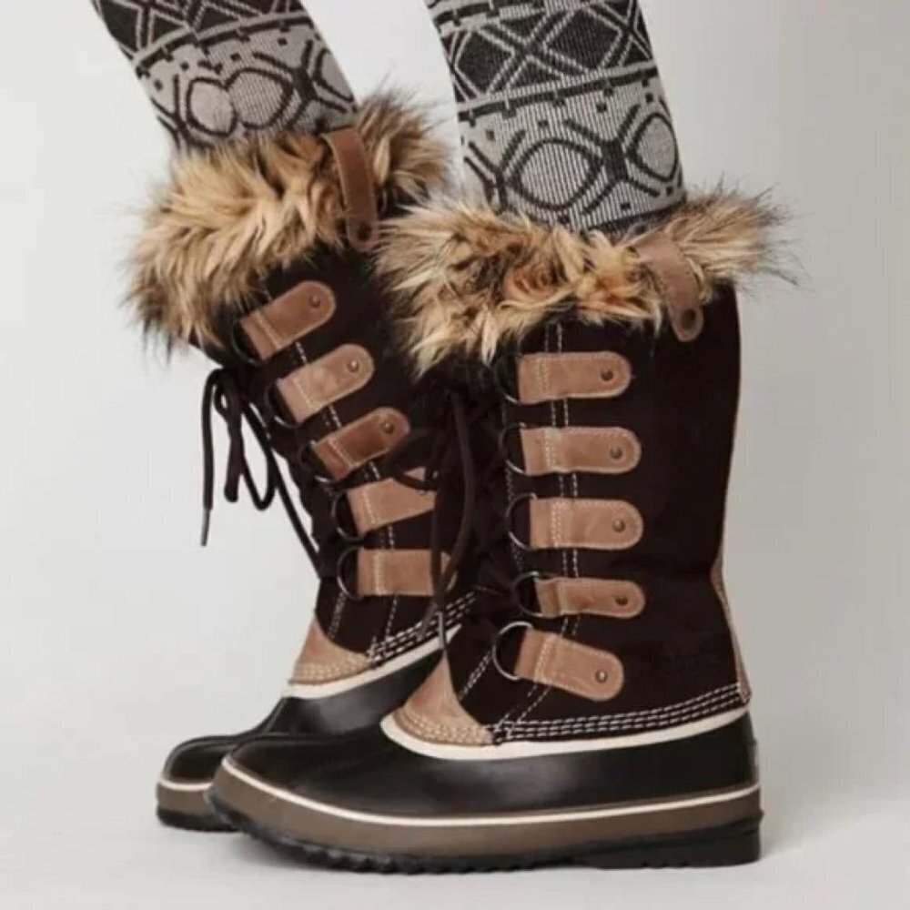 Sorel size 6 Joan of Arctic Suede Tall Winter Boots